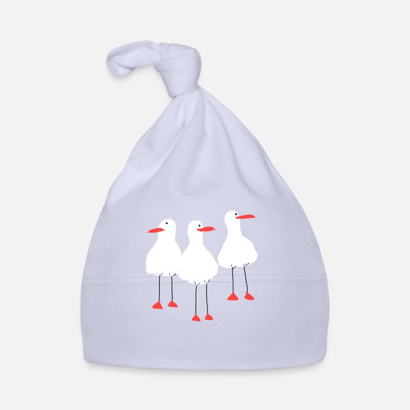 Seagulls Organic Baby Cap