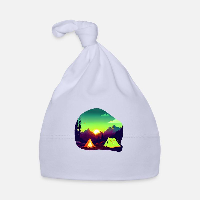 Camping Gift Caravan Camp Camping Camper Motorhome Organic Baby Cap