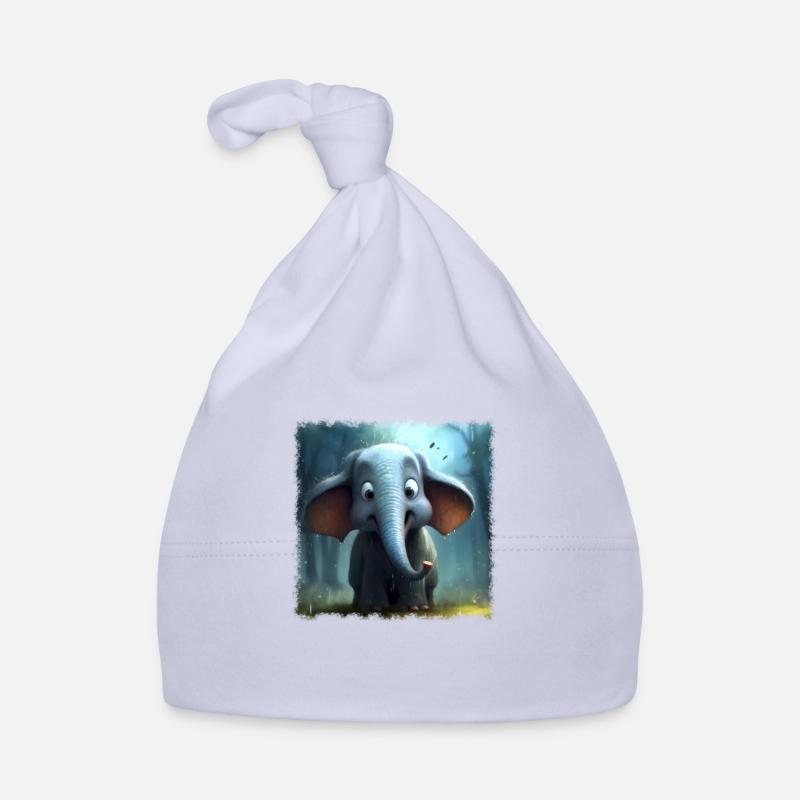 Petit éléphant Bonnet bio Bébé