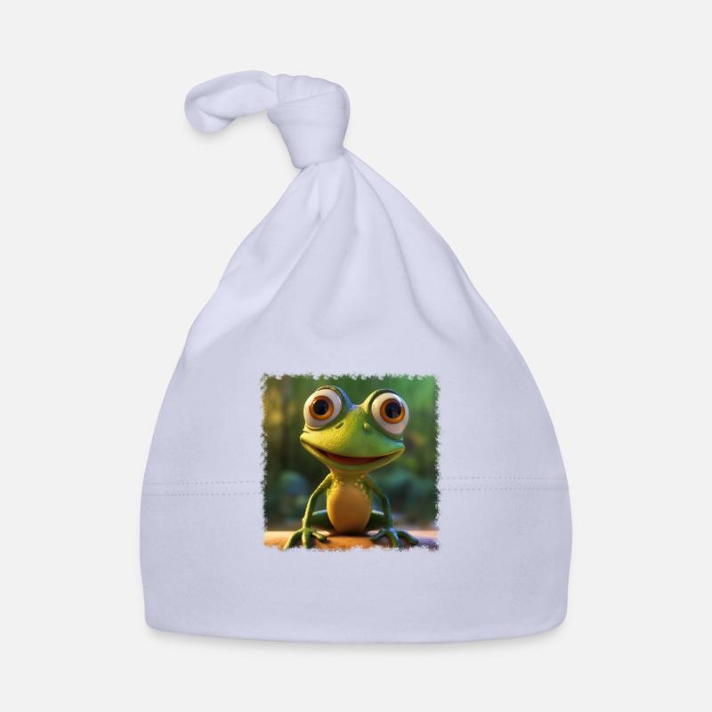 Kleiner Frosch Baby Bio-Mütze
