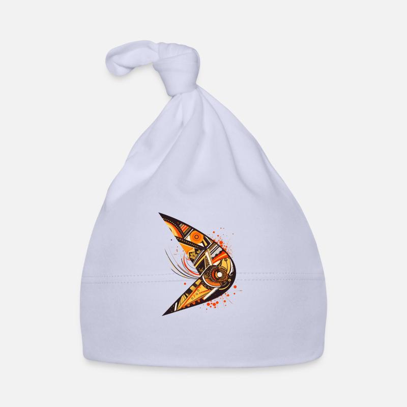 Australian boomerang with ethnic pattern Organic Baby Cap