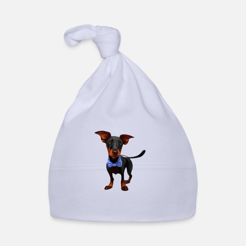 Doberman Doberman chiot chien Doberman dresseur Bonnet bio Bébé