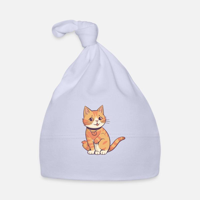 Design de chat « Purrfectly adorable » Bonnet bio Bébé