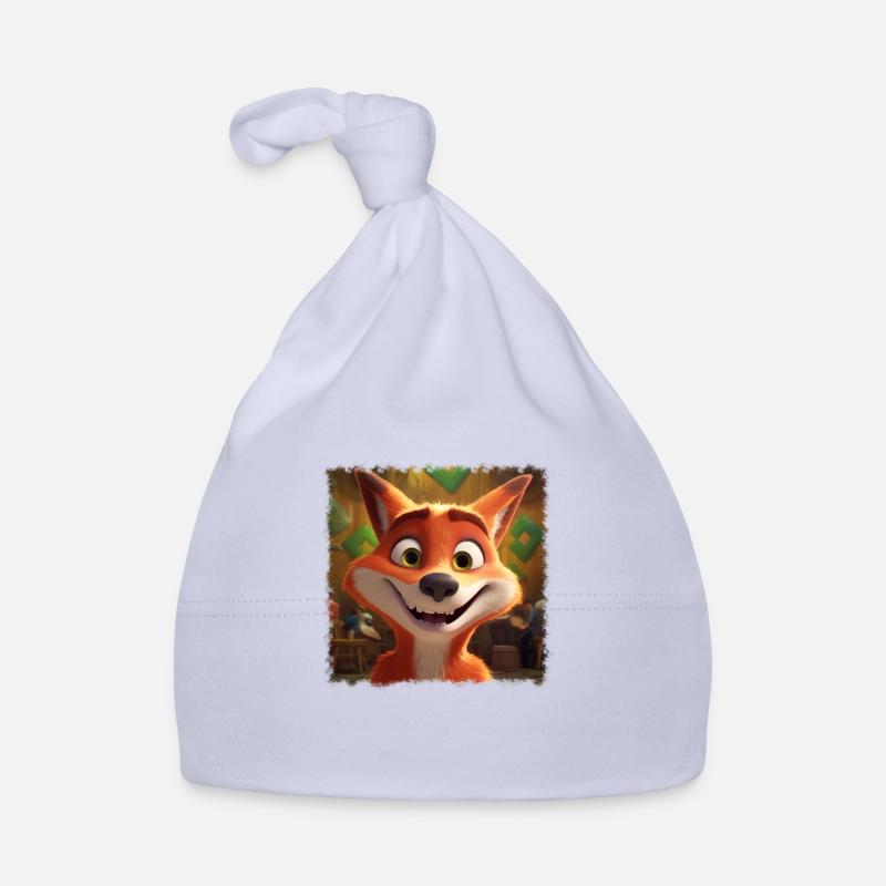 cute fox Organic Baby Cap
