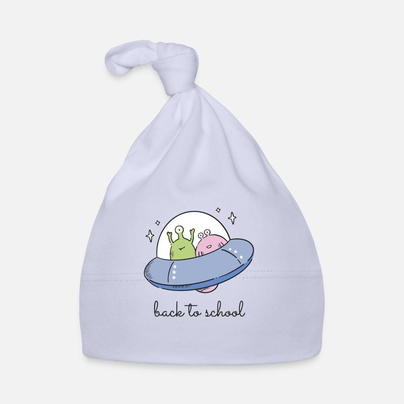 T-shirt de l’école spatiale, cadeaux de rentrée scolaire Bonnet bio Bébé