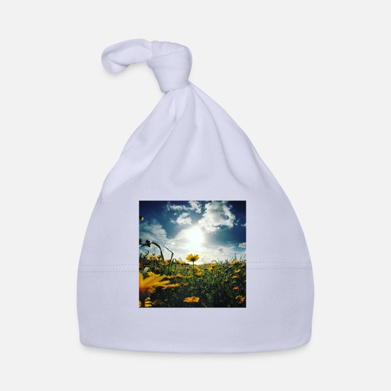 Blumenwiese Baby Bio-Mütze