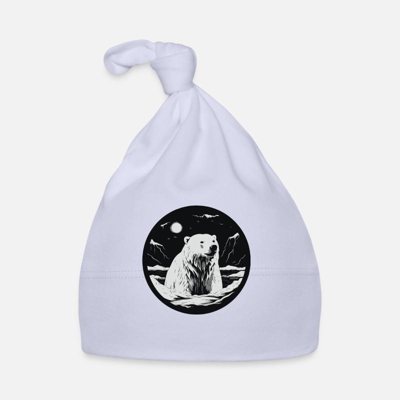 Eisbär Baby Bio-Mütze