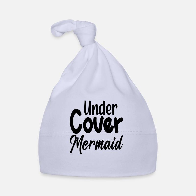 Sirène sous couverture Bonnet bio Bébé
