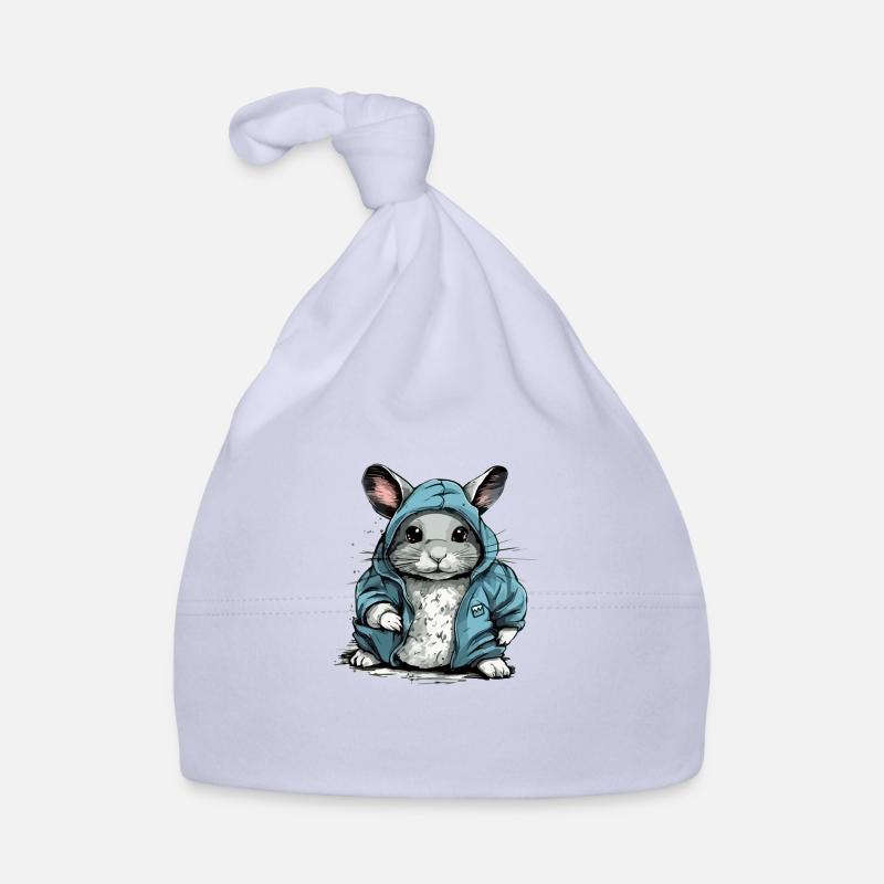 Bibi das Chinchilla Baby Bio-Mütze