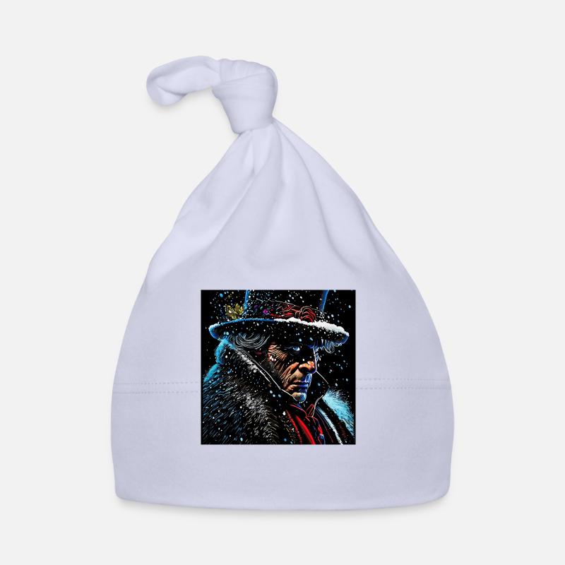 Ebenezer Scrooge Portrait Organic Baby Cap