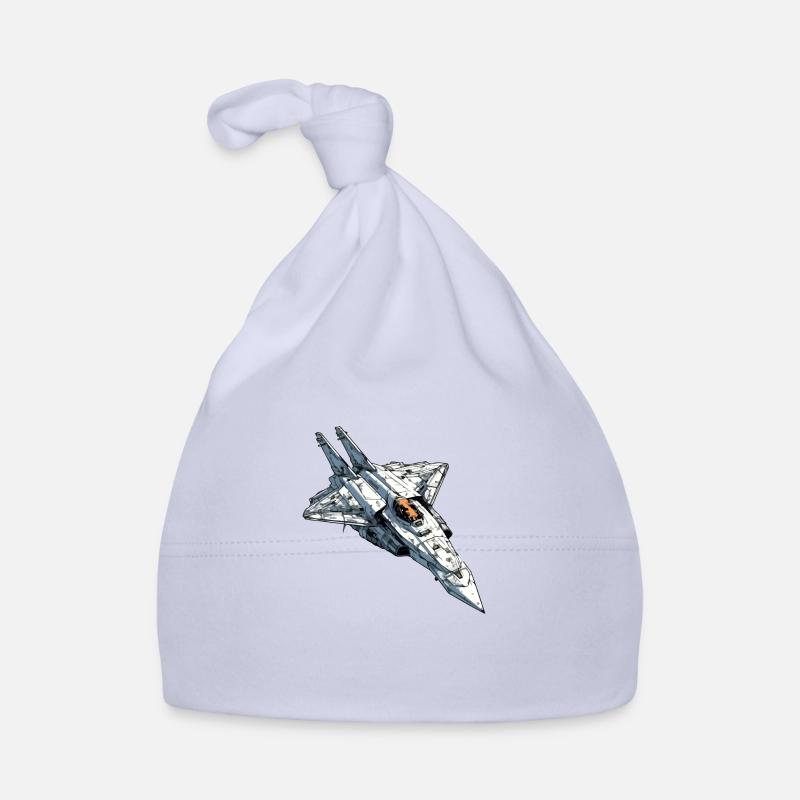 Wütendes Sturmflugzeug Baby Bio-Mütze