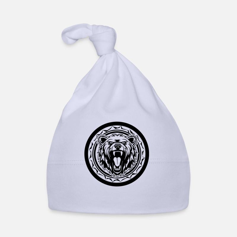 Grizzly Bear Organic Baby Cap