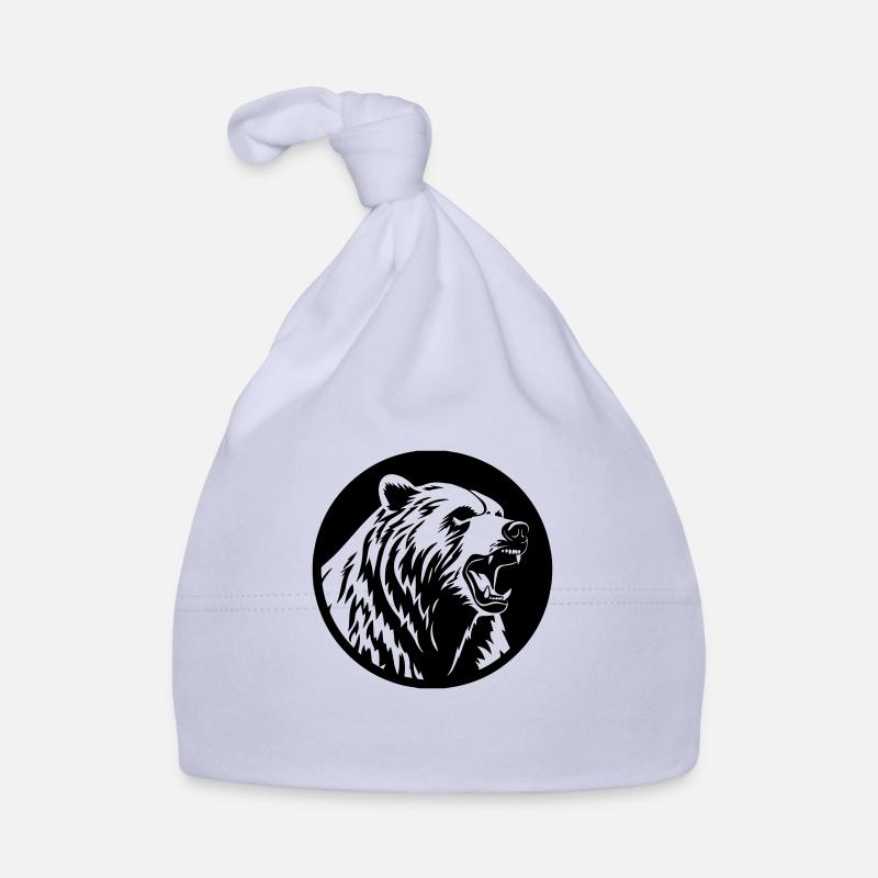 Grizzly Bear Organic Baby Cap