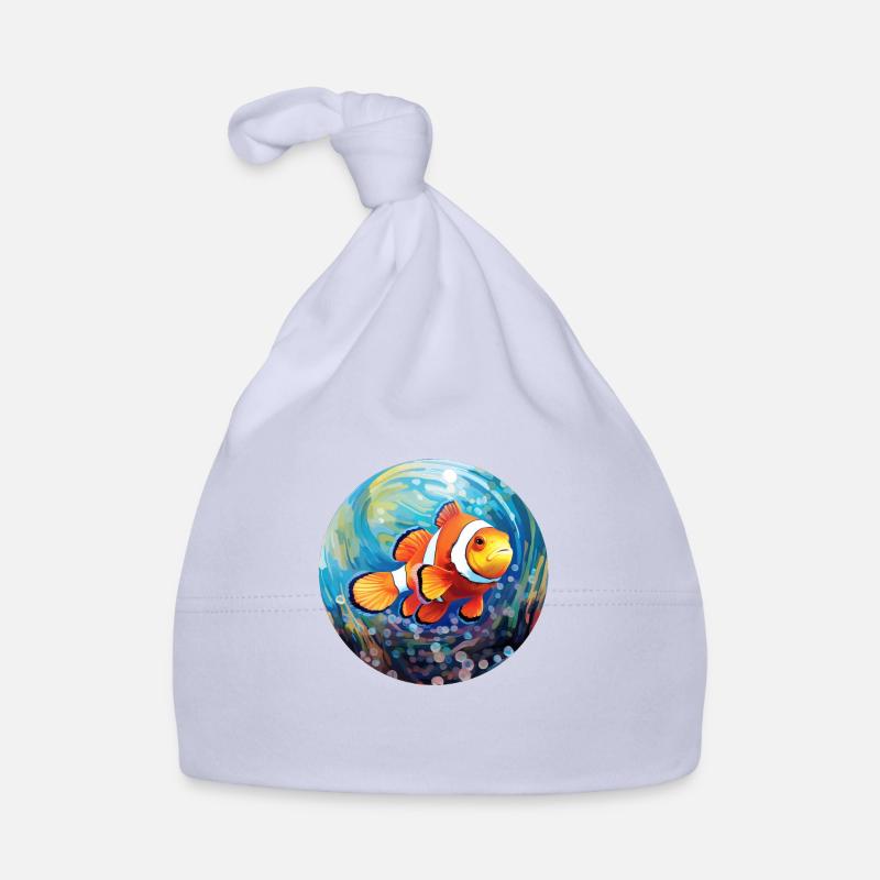 Clownfisch - Baby Bio-Mütze - Sky