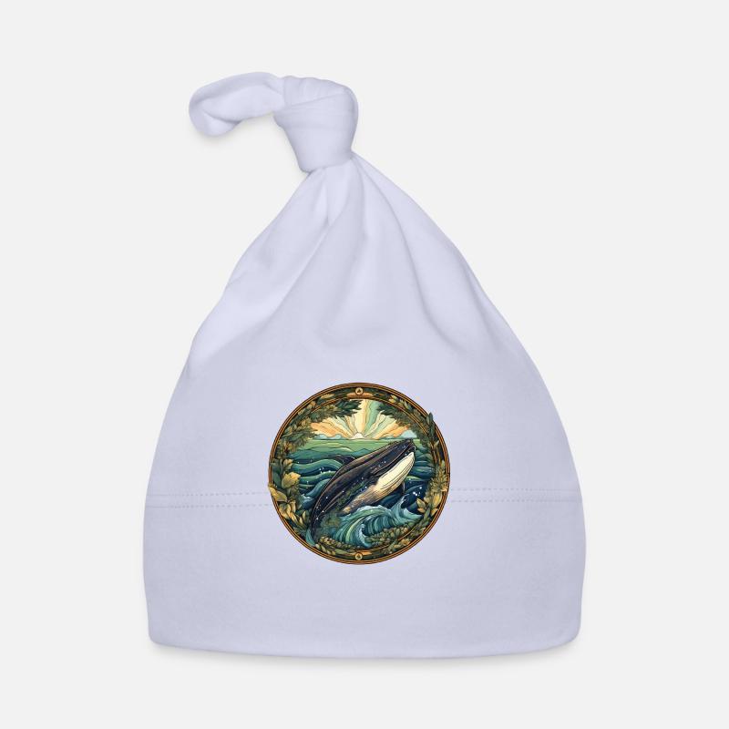 Whale Organic Baby Cap