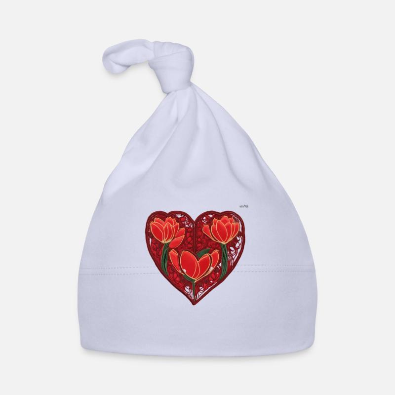 Valentine's Day composition #1 Organic Baby Cap