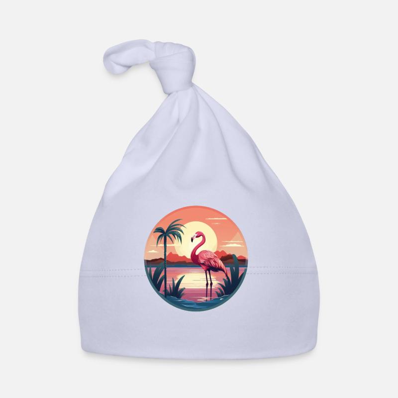 Flamingo Organic Baby Cap