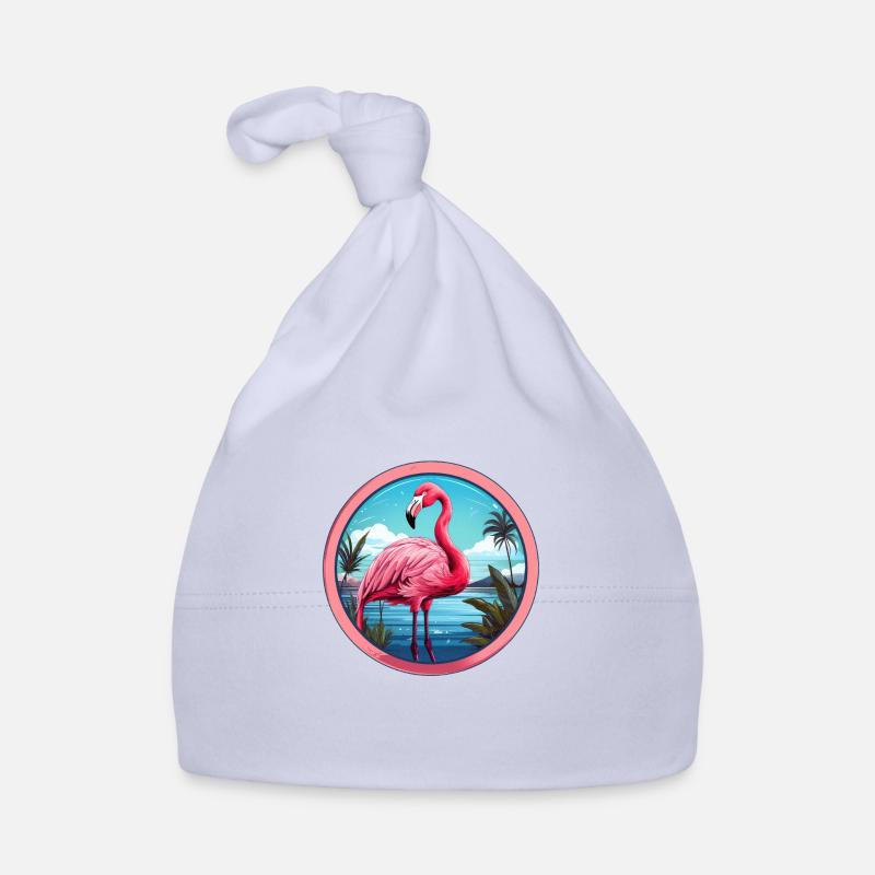 Flamingo Baby Bio-Mütze