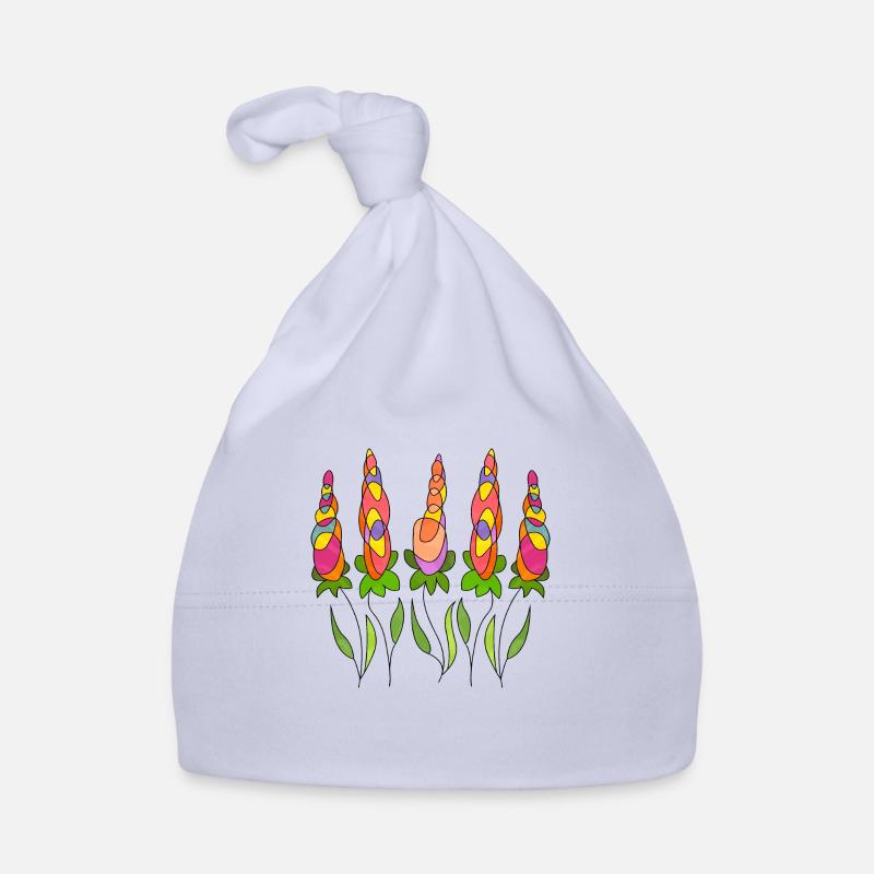 Blumen Baby Bio-Mütze