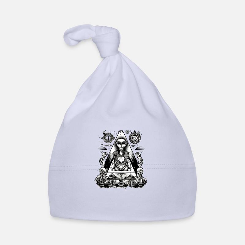 Zim the alien pharaoh Organic Baby Cap