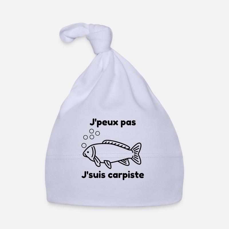 J'peux pas jsuis carpiste Bonnet bio Bébé