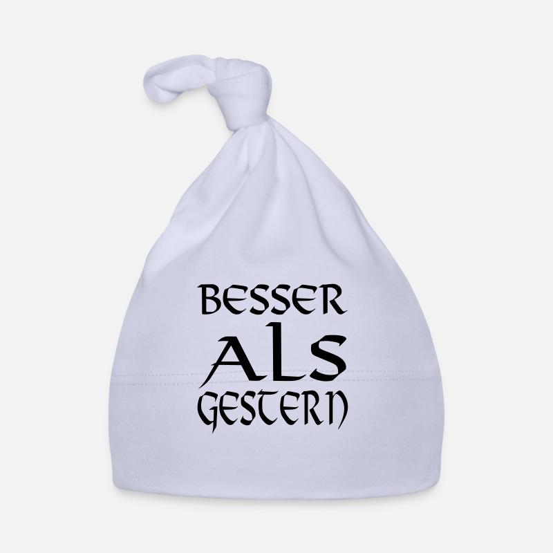 besser als gestern Baby Bio-Mütze