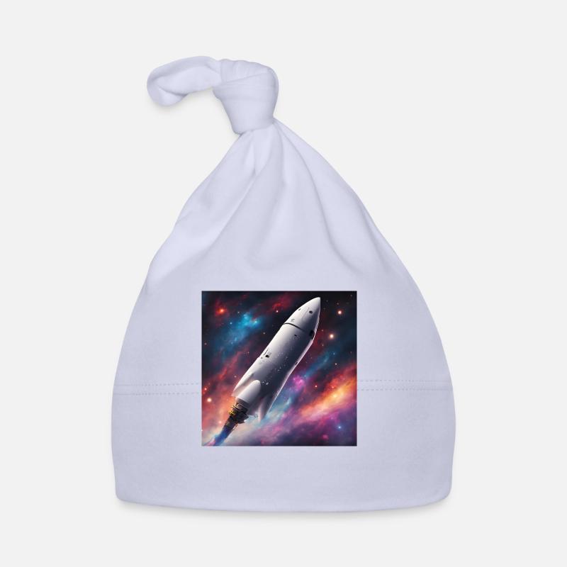Space Craft - Baby Bio-Mütze - Sky