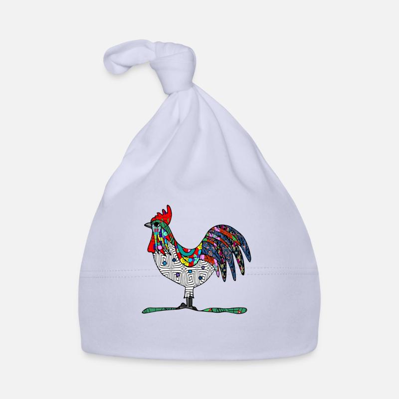 Rooster Organic Baby Cap