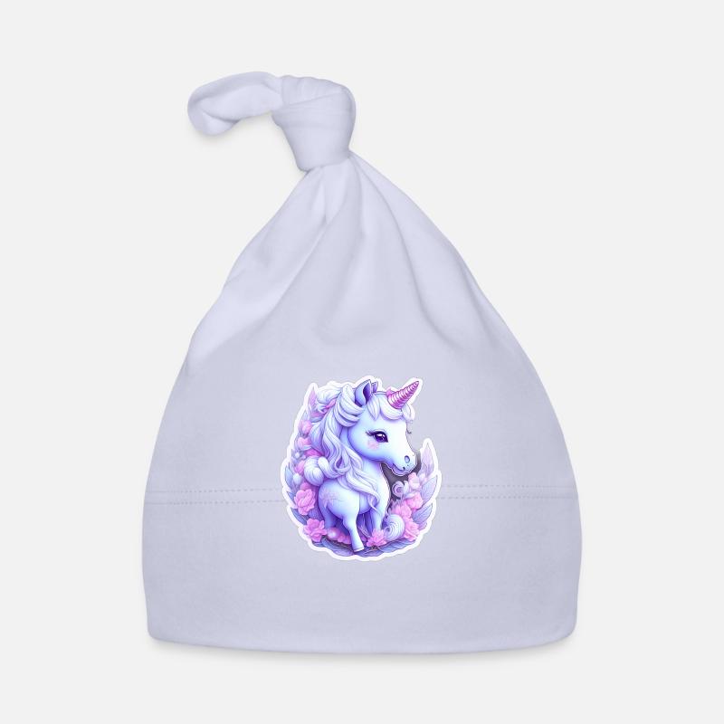 Licorne mignonne Bonnet bio Bébé