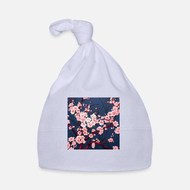 Kirschblüten gehen immer Baby Bio-Mütze