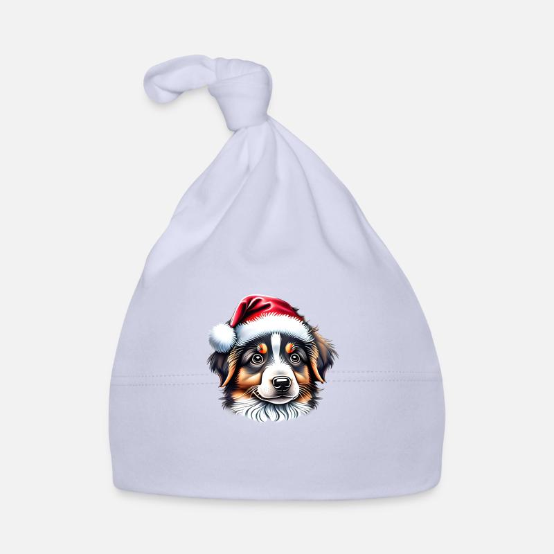 Berger australien Propriétaire de chien de Noël Bonnet bio Bébé