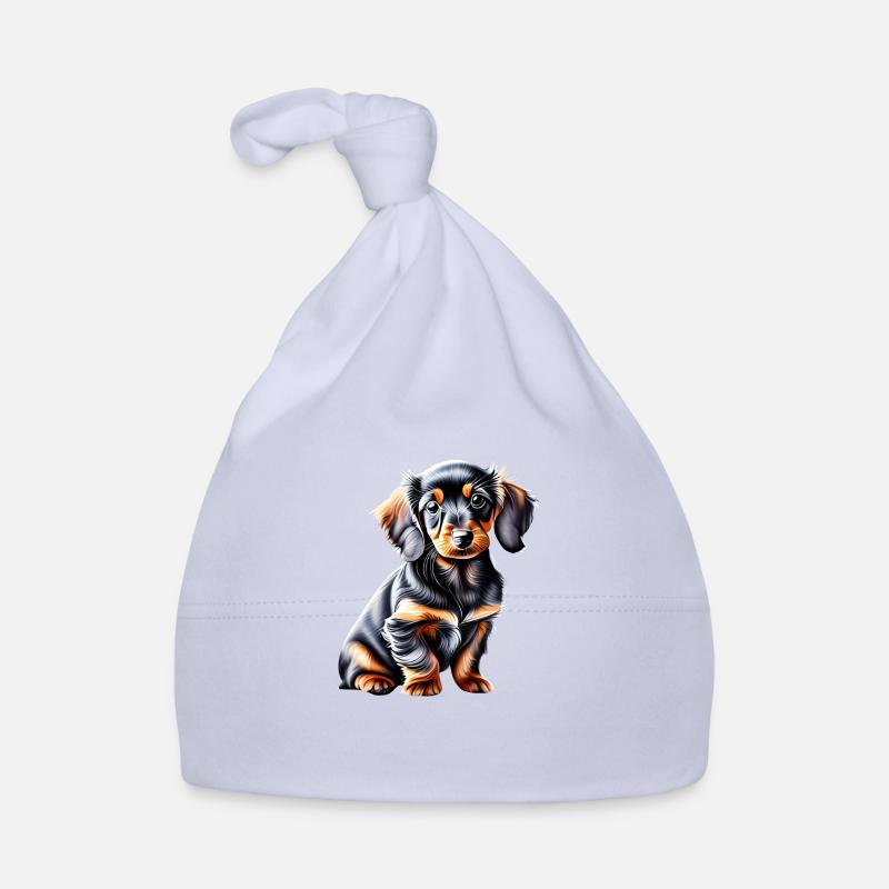 Propriétaire de chien, Chien teckel, Chiot teckel, Chiens Bonnet bio Bébé