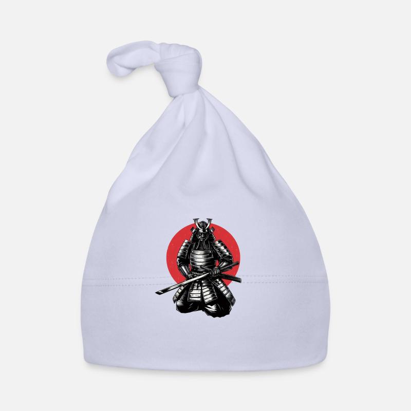 Samurai - Organic Baby Cap - sky