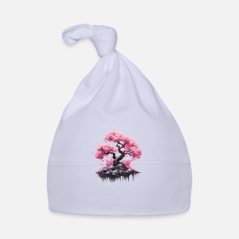 cerisier en fleurs de cerisier en fleurs Bonnet bio Bébé
