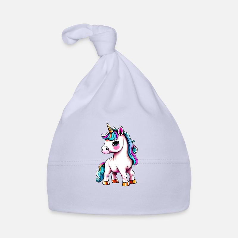 Einhorn Fabeltier Fabelwesen Mädchen Einhörner Baby Bio-Mütze