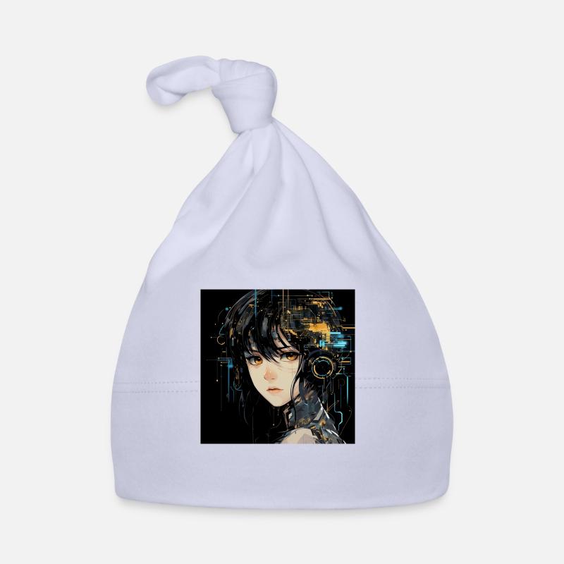 Anime Yeux Numérique Bonnet bio Bébé