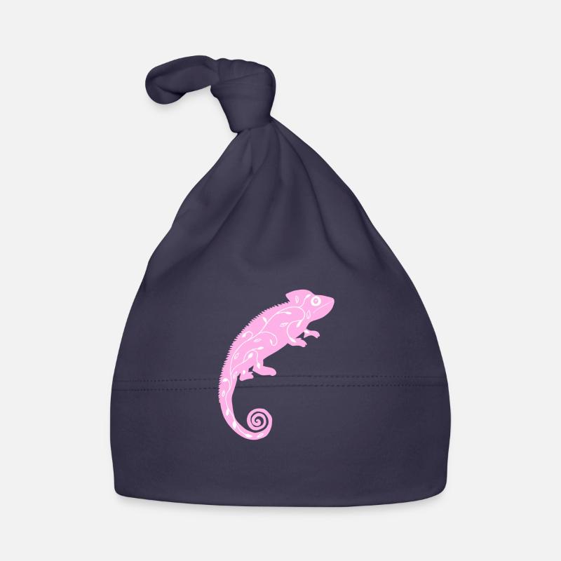 Pink chameleon Organic Baby Cap