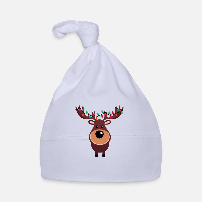 Reindeer Organic Baby Cap