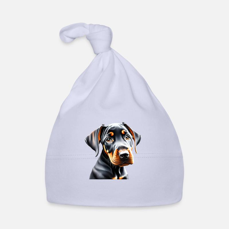 Chien doberman Dresseur de doberman Chiot Doberman Bonnet bio Bébé