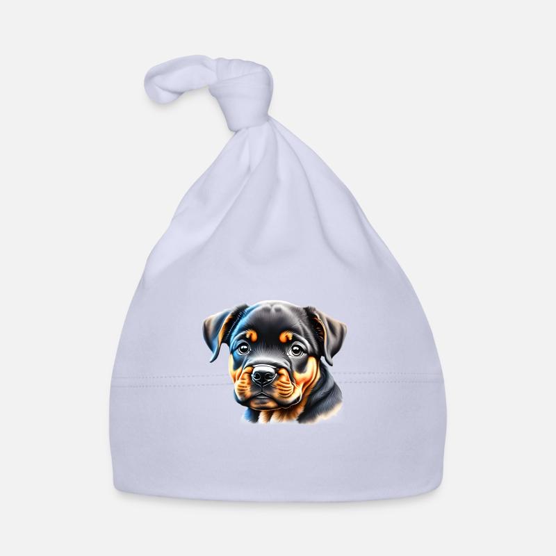 Rottweiler Chien Rottweiler Chiot Chiens Chien Chiot - Bonnet bio Bébé - ciel
