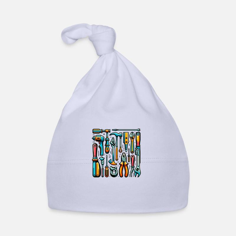 Collection of various tools Organic Baby Cap