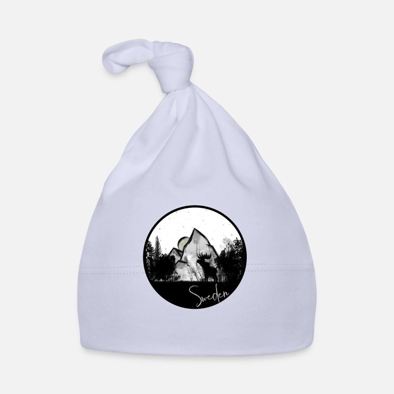 Impression Suède Bonnet bio Bébé