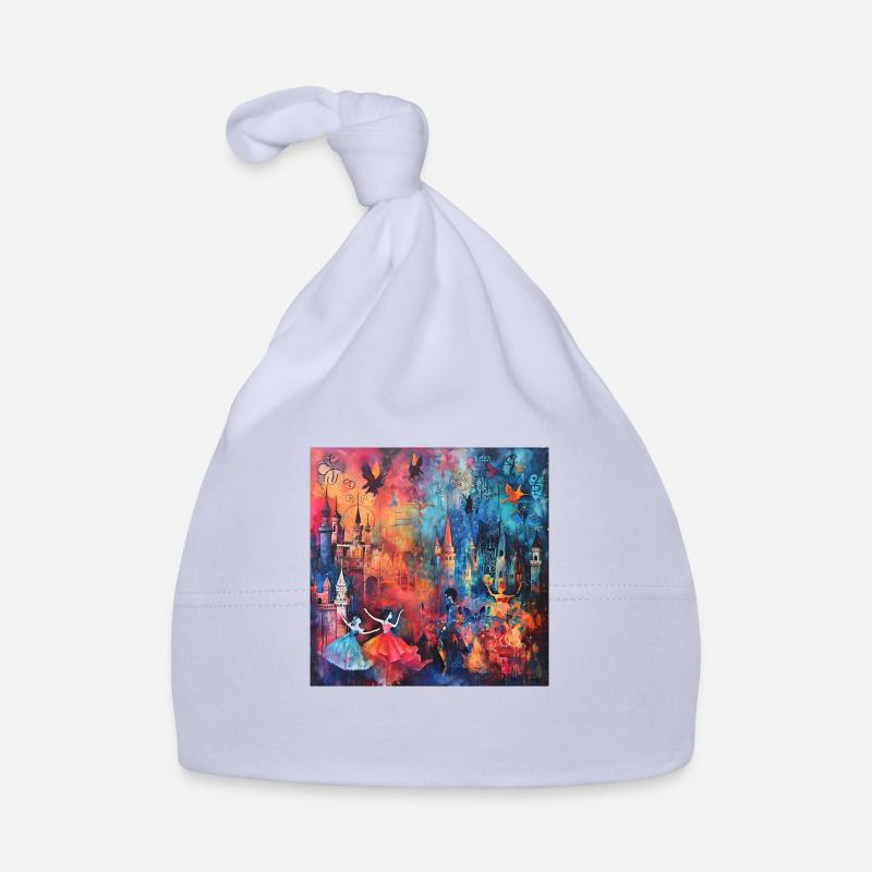 Nuit de conte de fées - Bonnet bio Bébé - ciel