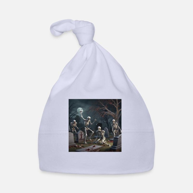 Dance Skeleton Organic Baby Cap
