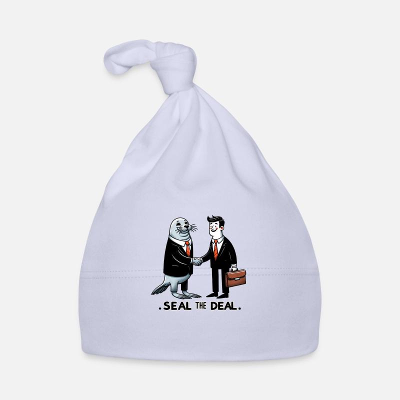 Sceller l’affaire - Bonnet bio Bébé - ciel