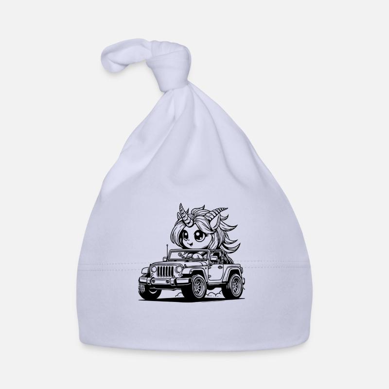 Einhorn-Auto Kawaii Baby Bio-Mütze