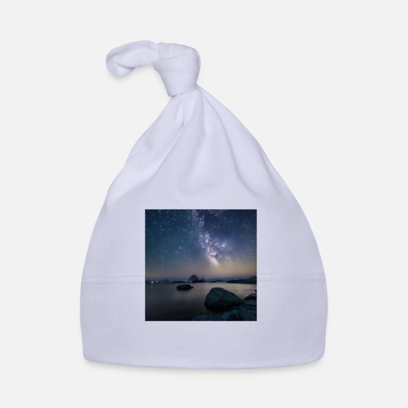 Starry sky Organic Baby Cap