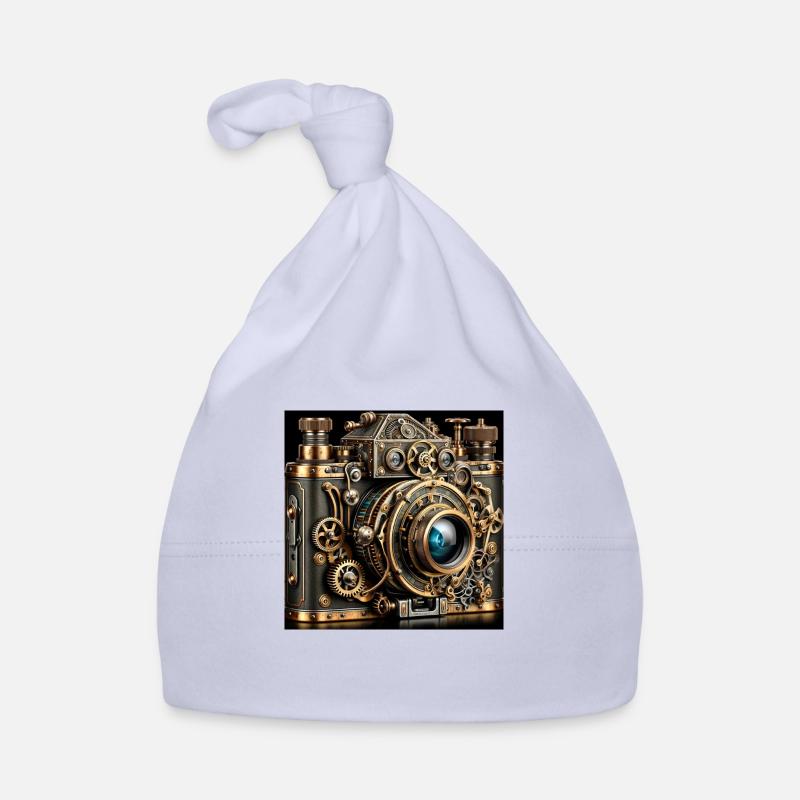 Caméra Steampunk Bonnet bio Bébé