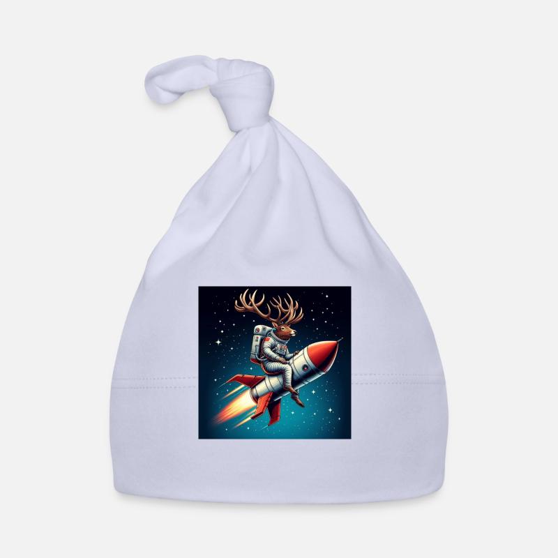 Rockets Deer Organic Baby Cap