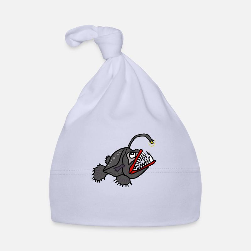 Leuchtender Anglerfisch Baby Bio-Mütze